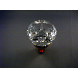 Crystal glass door knob (Polygon sytle) (Crystal poignée de la porte en verre (Polygon sytle))