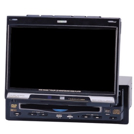 In-dash car TFT LCD monitor with built-in DVDplayer