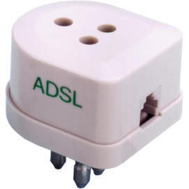 ADSL fiber and splitter (Splitter ADSL et fibre)