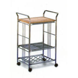 METAL SERVING TROLLEY (МЕТАЛЛ ВЫСТУПАЮЩАЯ ТЕЛЕЖКА)