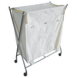 METAL BATHROOM ACCESSORIES SECTION LAUNDRY CART (METAL BATHROOM ACCESSORIES SECTION LAUNDRY CART)