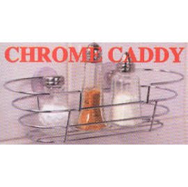 BATHROOM CHROME CADDY (BATHROOM CHROME CADDY)