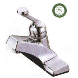 4`` lavatory faucet Single metal handle with or without pop-up (4``Robinet de lavabo en métal avec poignée simple avec ou sans pop-up)