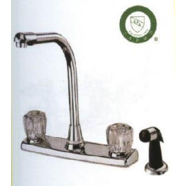 8`` HIGH SPOUT FAUCET AC HANDLE, WASHERLESS WITH OR WITHOUT SPRAY (8``High SPOUT КРАН переменного РУЧКА, WASHERLESS ИЛИ БЕЗ SPRAY)