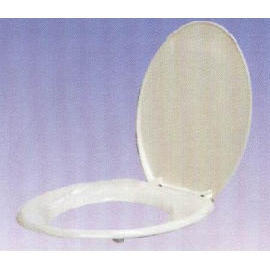 Plastic toilet seat cover. Size: 455x360x55 m/m (Siège de toilette en plastique de couverture. Taille: 455x360x55 m / m)