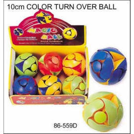 10cm COLOR TURN OVER BALL (10cm COULEUR TURN OVER BALL)