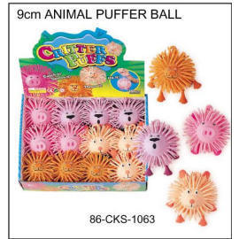 9cm ANIMAL PUFFER BALL (9cm ANIMAL PUFFER BALL)