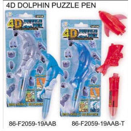 4D DOLPHIN PUZZLE PEN (4D DOLPHIN ГОЛОВОЛОМКИ ПЕН)