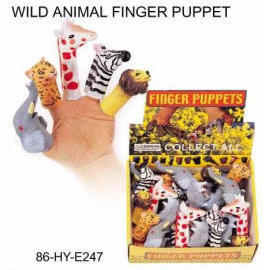 WILD ANIMAL FINGER PUPPET (WILD ANIMAL marionnette à doigt)