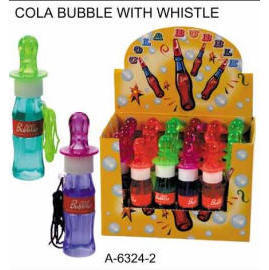 COLA BUBBLE WITH WHISTLE (COLA BUBBLE mit Pfeife)