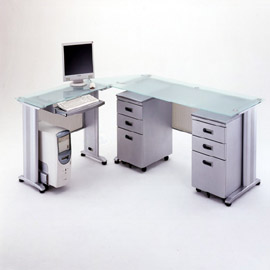 metal office desk (металлический стол офиса)