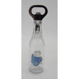 Acrylic liquid filled kitchenware Bottle opener (Acrylic liquid filled kitchenware Bottle opener)