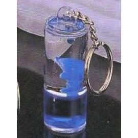 Acrylic liquid filled souvenirs key chain (Акриловые заполнена жидкостью сувениры брелок)