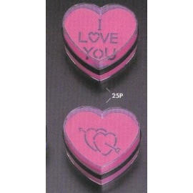 Acrylic sand box-Heart shape (Acrylic sand box-Heart shape)