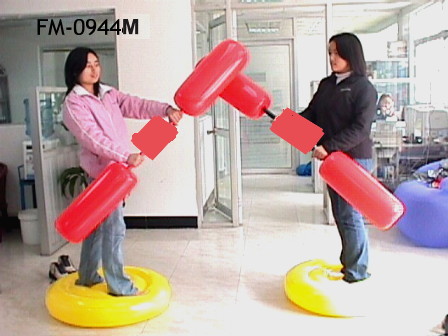 INFLATABLE PUMMEL STICK SET. PATENT NO.: CHINA ZL03 2 41826.4 (INFLATABLE PUMMEL STICK SET. PATENT NO.: CHINA ZL03 2 41826.4)