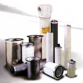 pneumatic component and system, filter for compressed air, air and oil separator