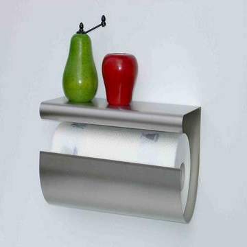 Stainless Steel Paper Roll Holder with Shelf (Stainless Steel Paper Roll Holder with Shelf)