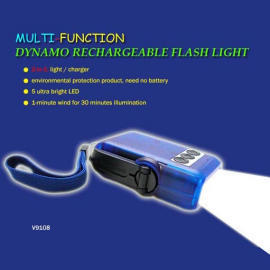 DYNAMO RECHARGEABLE FLASH LIGHT (DYNAMO RECHARGEABLE FLASH LIGHT)