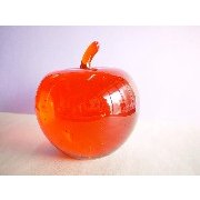 Glass Apple, Red, w/Red Stem (Стекло Apple, красный, W / Красный Stem)