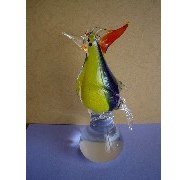 Glass Bird w/Base (Glass Bird w/Base)