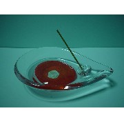 Glass Dripping Shape Plate for Incense Stick (Dripping forme de plaque de verre pour l`encens Stick)