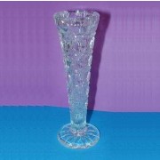 V-103 Crystal Glass Vase 7``