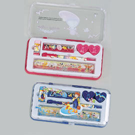 Stationery in pencil case (Stationery in pencil case)