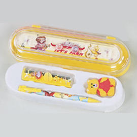 Stationery in pencil case (Stationery in pencil case)