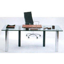 GLASS TOP DESK (VERRE Top Desk)