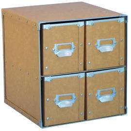 Storage box with 4 cardboard drawers (SL-AP13-ICL) (Storage box with 4 cardboard drawers (SL-AP13-ICL))