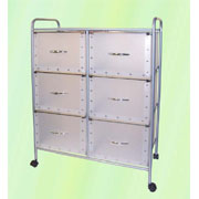 Storage trolley with 6 PP drawers (SL-3026-ISS) (Хранение тележки с ящиками 6 PP (SL-3026-МКС))