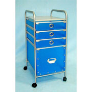 Storage trolley with 1 large & 3 small drawers (SL-IA07-ISL)