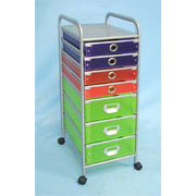 Storage trolley with 4 small & 3 large PP drawers (SL-IA30-ISL)