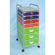 Storage trolley with 4 small & 3 large PP drawers (SL-IA30-ISL) (Chariot de rangement avec 4 tiroirs PP petites et 3 grandes (SL-IA30-ISL))