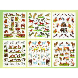 Horse collection sticker