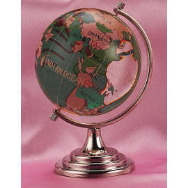 Crystal globe with w/metal support (Globe de cristal avec w / support mtallique)