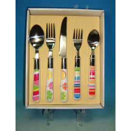 Plastic Flatware Set (Установить пластиковые столовые приборы)