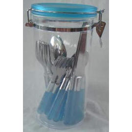 Plastic Flatware Set (Установить пластиковые столовые приборы)