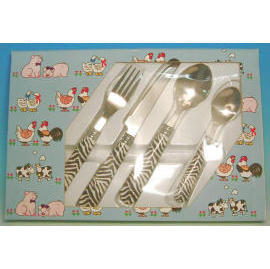 Plastic Flatware Set (Установить пластиковые столовые приборы)