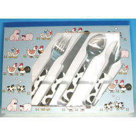 Plastic Flatware Set (Установить пластиковые столовые приборы)