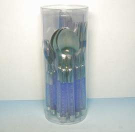 PLASTIC CUTLERY SET A670-16P NEW! (ПЛАСТИКОВЫЕ НОЖЕВЫЕ SET A670 6P NEW!)