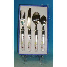 Plastic Flatware Set (Установить пластиковые столовые приборы)