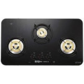 Three gas burners of Euro strong tempered glass gas stove (Three gas burners of Euro strong tempered glass gas stove)