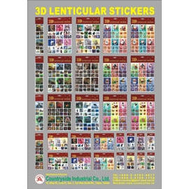3D Lenticular Stickers (3D-Aufkleber Lenticular)
