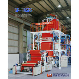 PLASTIC EXTRUDER, HD/LDPE & PP SUPER HIGH SPEED INFLATION MACHINE WITH VERTICAL