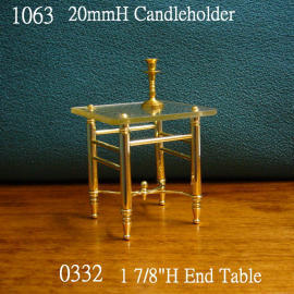 Lamp Table & Candleholder,Miniature (Настольная лампа & подсвечник, Миниатюрные)