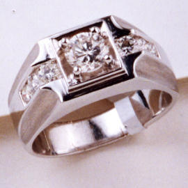 14KT MEN`S RING (14kt MEN`S RING)