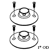 Curtain Rod Wall Flange (Tringle à rideau Wall Flange)