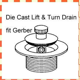 Die Cast Lift & Turn Drain (Die Cast Lift & Turn Drain)