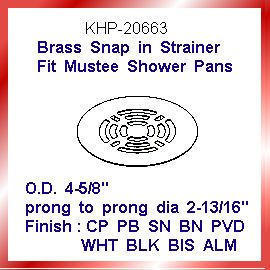 Brass Snap in Strainer (Brass Snap in Strainer)